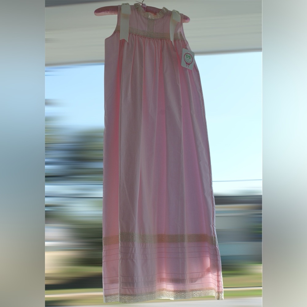 NEW Heirloom Pink Long Dress. Size 7